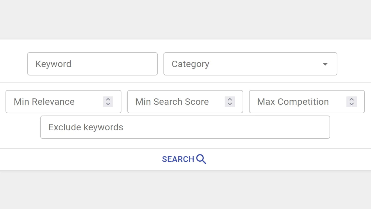 Advanced keyword filtering capabilities