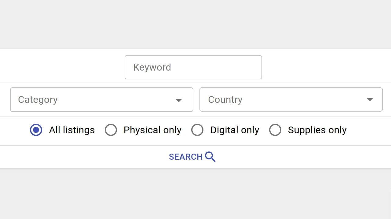 Advanced product filtering capabilities