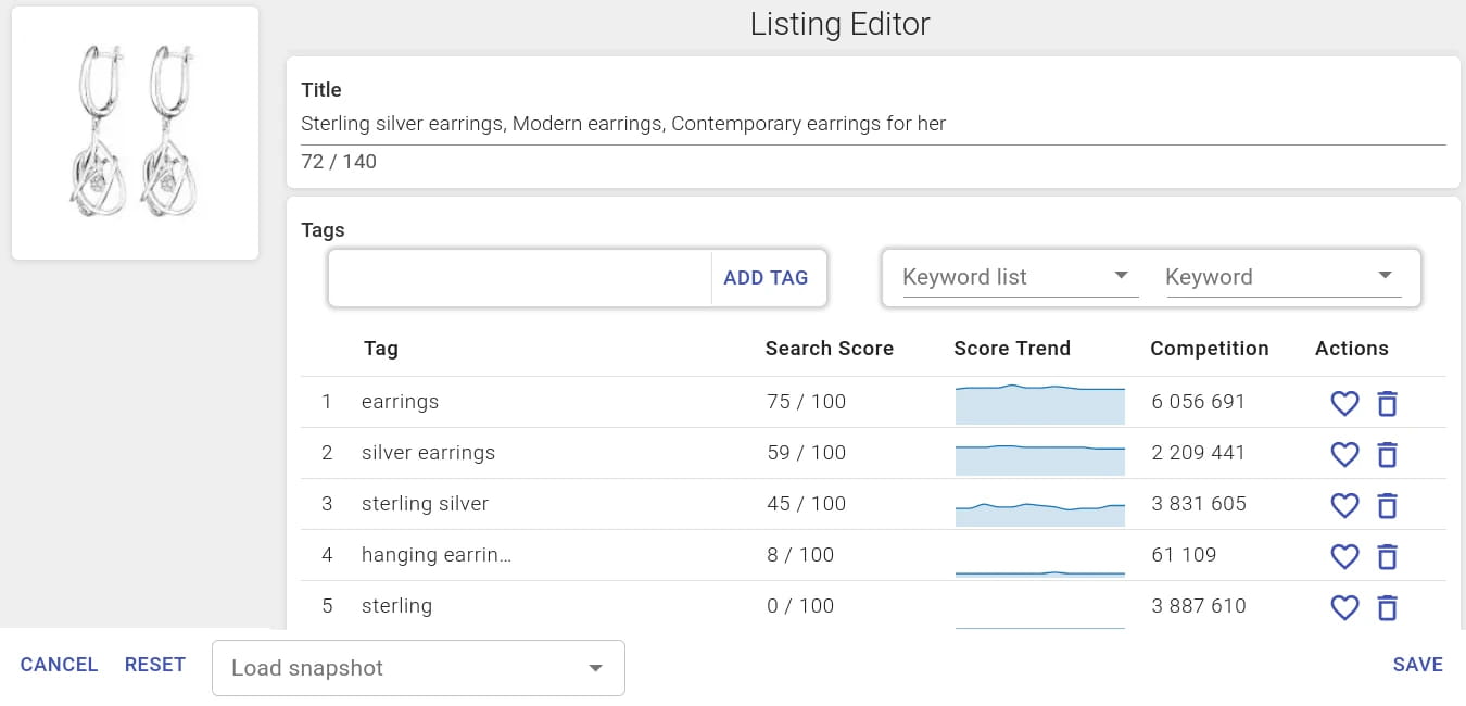 Koalanda Etsy SEO optimize your listings