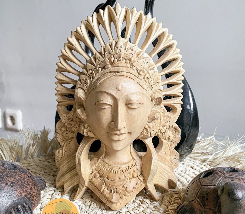 Wooden Balinese Dancer Sculpture from asianhandy