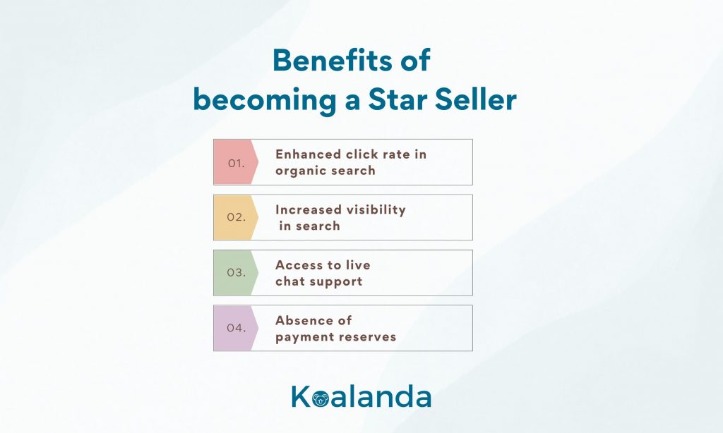 Benefits of becoming a Star Seller on Etsy