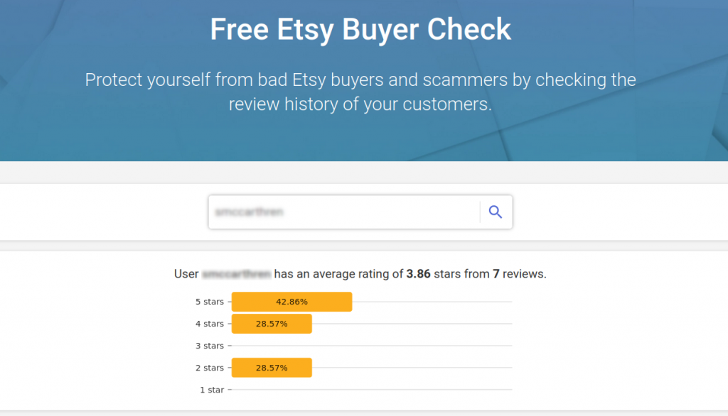 free etsy buyer check