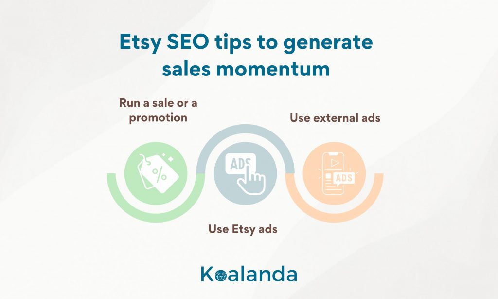Etsy SEO tips to generate sales momentum